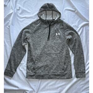 Under Armour Armour Fleece Twist Hoodie in a gray heather color Men’s Size Med